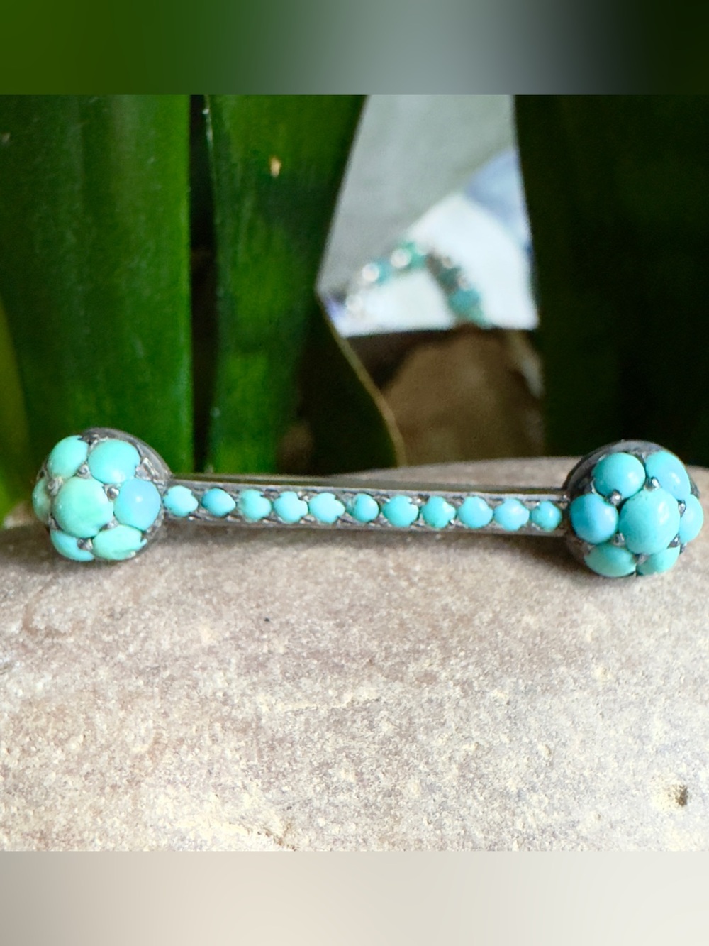 Turquoise Navajo Brooch